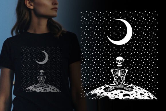 Astrology SVG: The Sun Moon Skull Graphic Explained