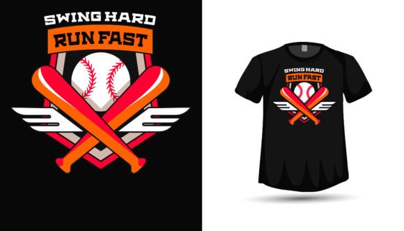 Baseball Tshirt Design Graphic: A Versatile Vector Asset