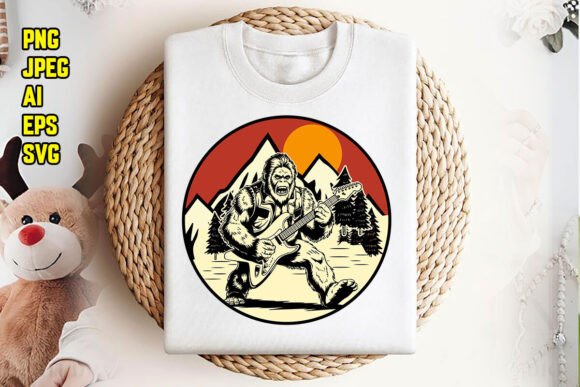 Bigfoot Graphic T-shirt Design SVG: Beyond the Legend
