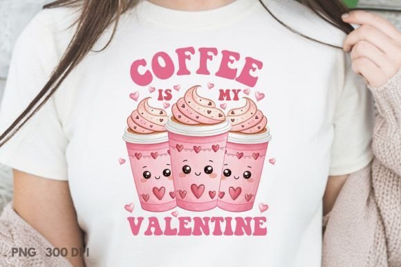Coffee is My Valentine PNG Graphic: Creative Uses