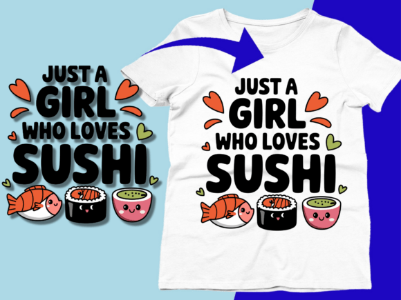 Cute Sushi Graphic: Designing with a Playful Personality