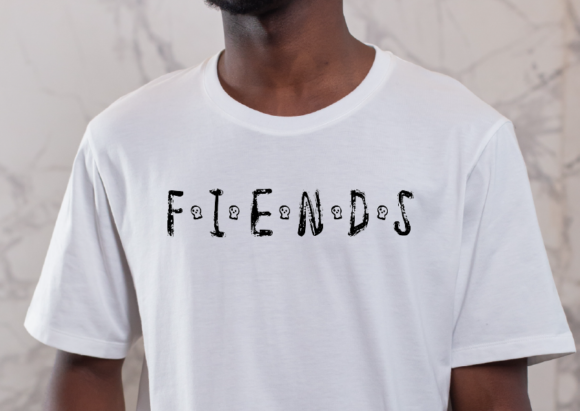 Fiends (Friends) Joke POD Graphic: Your Nostalgic Design Asset