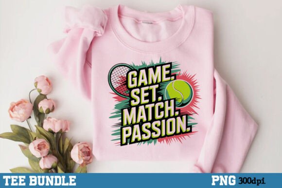 Game Set Match: Elevate Your Tennis Apparel with This Graphic
