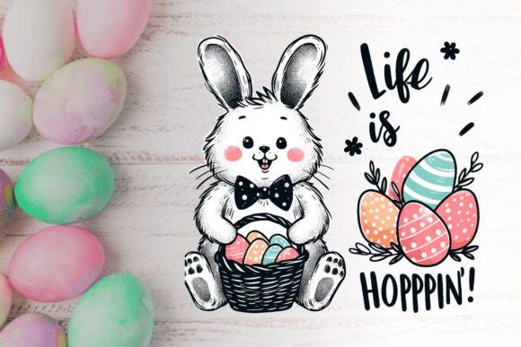 Hop Till You Drop Bunny Tee: Playful Kawaii Design