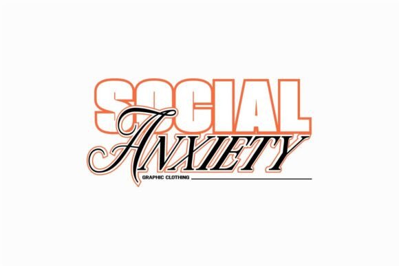 Social Anxiety Graphic Clothing T-shirt: A Statement Piece