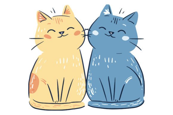 Unleash Feline Charm: The Ultimate Cat Vector Graphic for T-Shirt Design