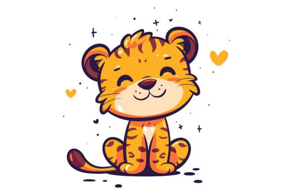 Unleashing the Power of the Tiger Vector Graphic