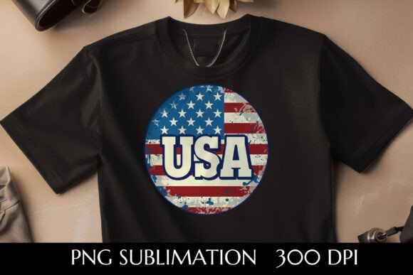 USA Patriotism Badge Graphic: Your Next Design Essential