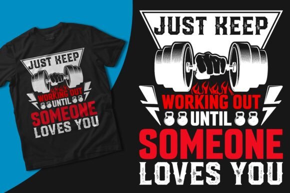 Workout Gym and Fitness Graphic Design: The Bold Motivational Font
